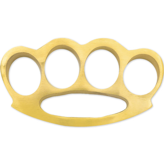 100% Pure Brass Knuckle Paper Weight Gold Finish