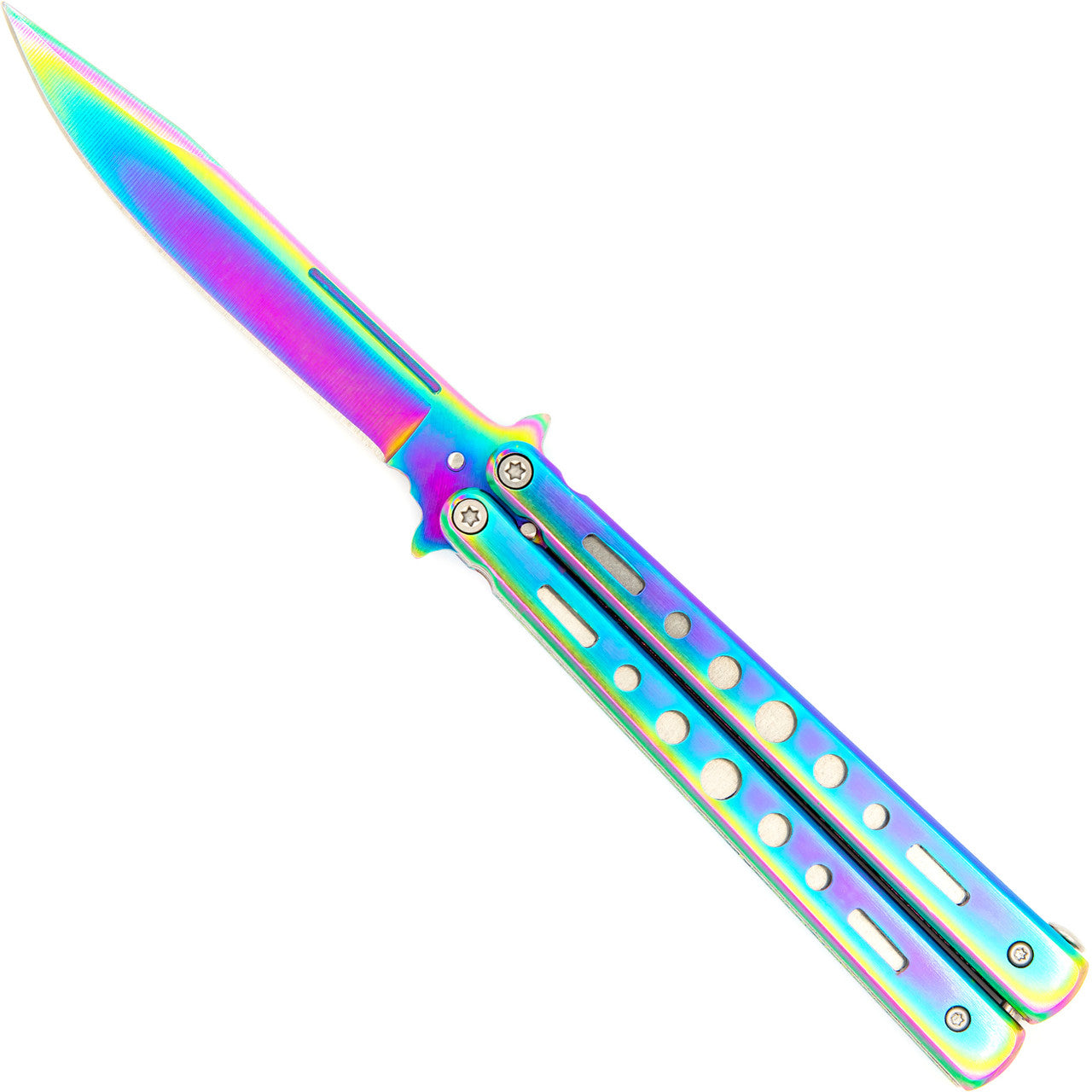 Moonlight Masquerade Titanium Butterfly Knife
