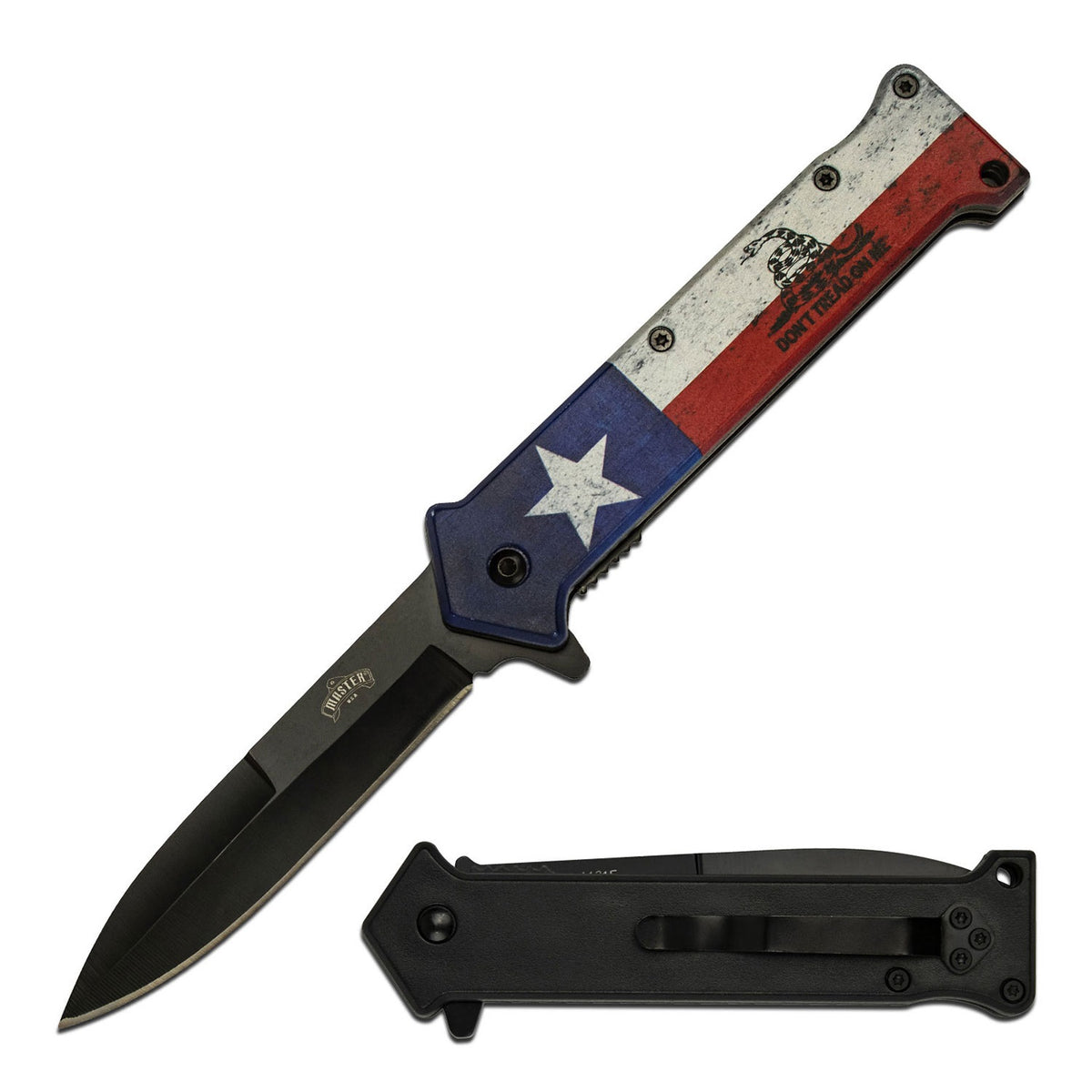 Don't Tread on Me Spring Assisted Opening 'Legal Automatic' Knife - TOPHATTER'S ARMORY DEALS