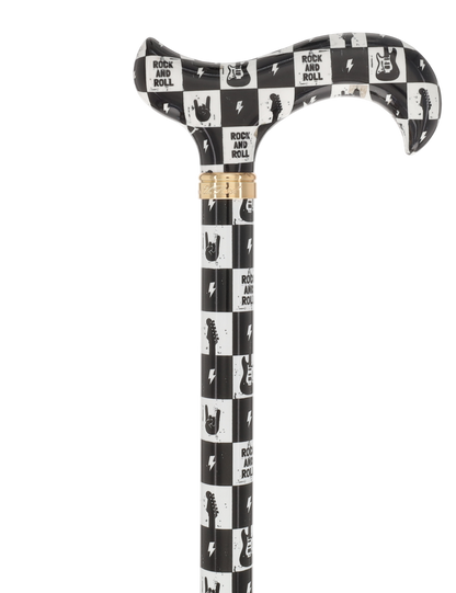 HD Pattern Designer Cane - Matching Handle & Shaft - Durable Adjustable Aluminum