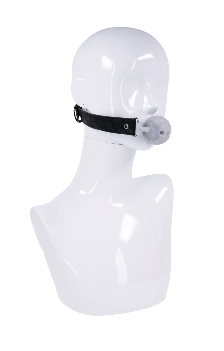 Lace Silicone Breathable Ball Gag