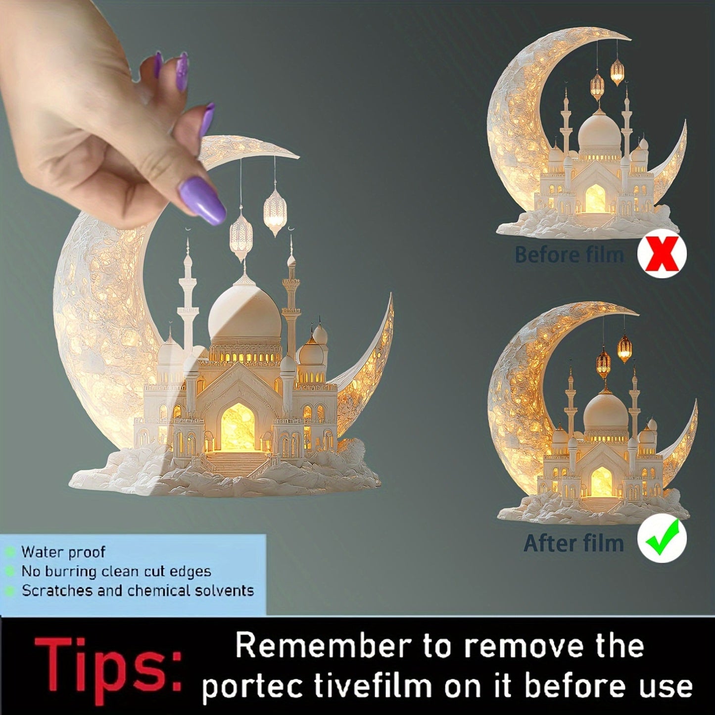 Traditional Ramadan Mosque Table Decoration Home Decor
