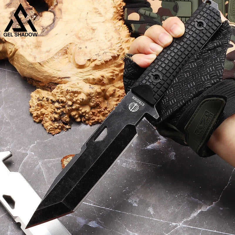 6mm Thick G10 STRIDER Tactical Outdoor Stright Knife-GS120