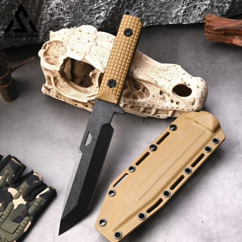 6mm Thick G10 STRIDER Tactical Outdoor Stright Knife-GS120