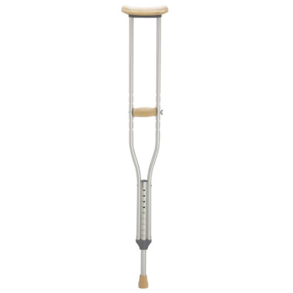 Lofstrand Aluminum Underarm Push Button Adjustable Crutches-Child
