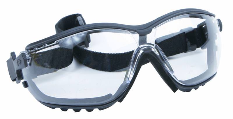 Pro Tactical Airsoft Protective Goggles With Elastic Strap - Clear Lens