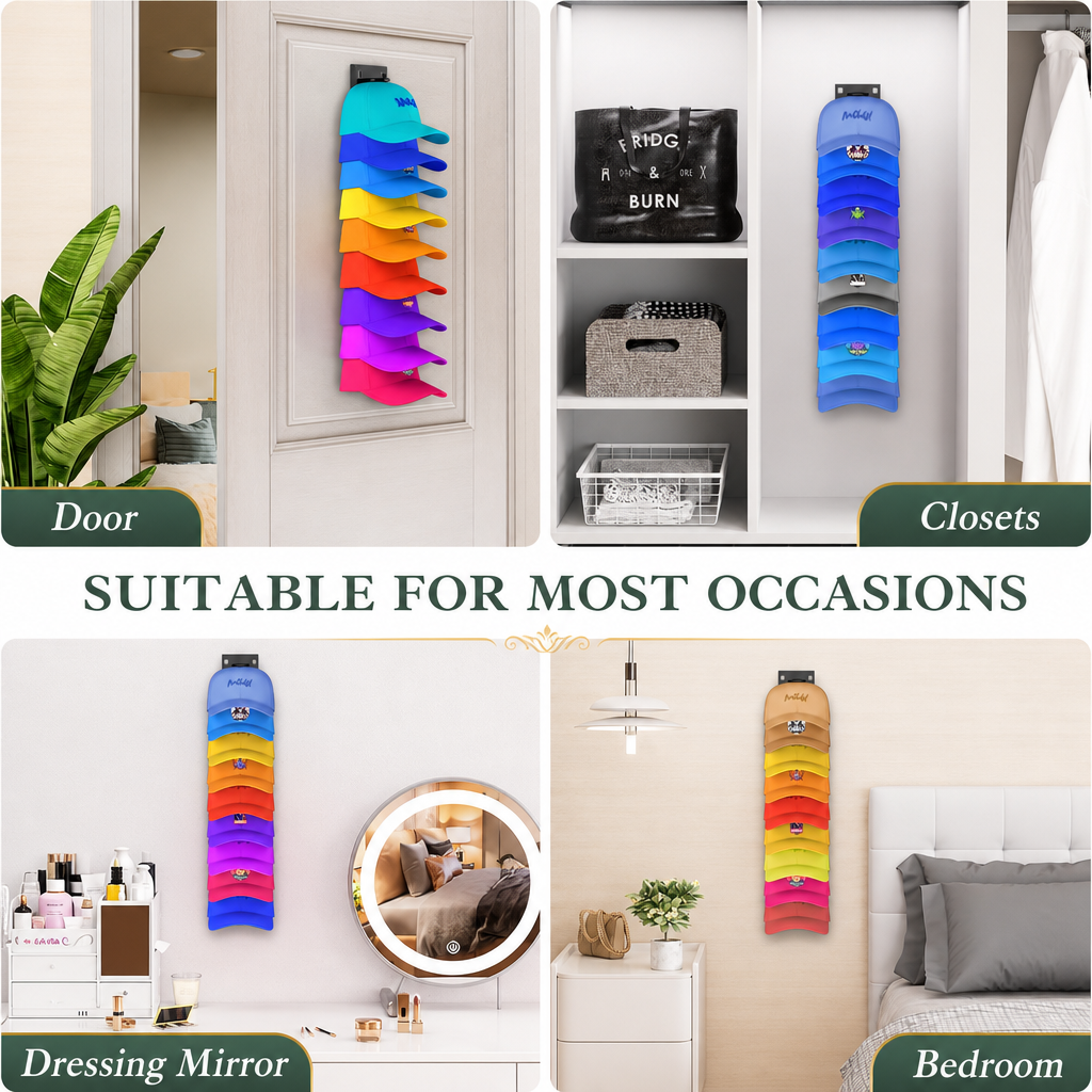 Baseball Cap Display Rack - Show Off Your Hat Collection in Style