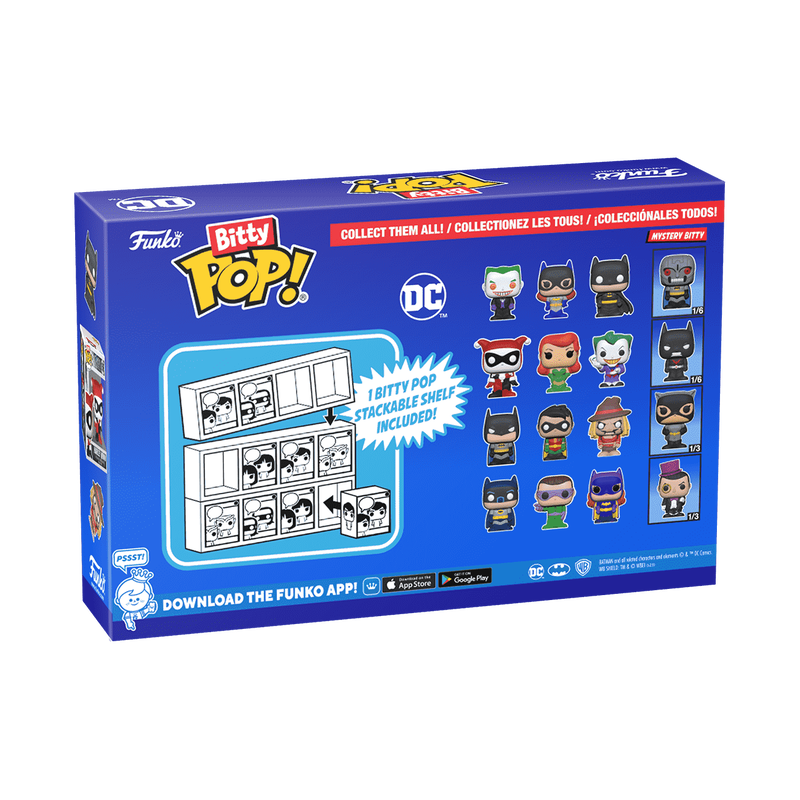 DC Comics – Batman, Batgirl & The Joker Bitty Pop! 4-Pack
