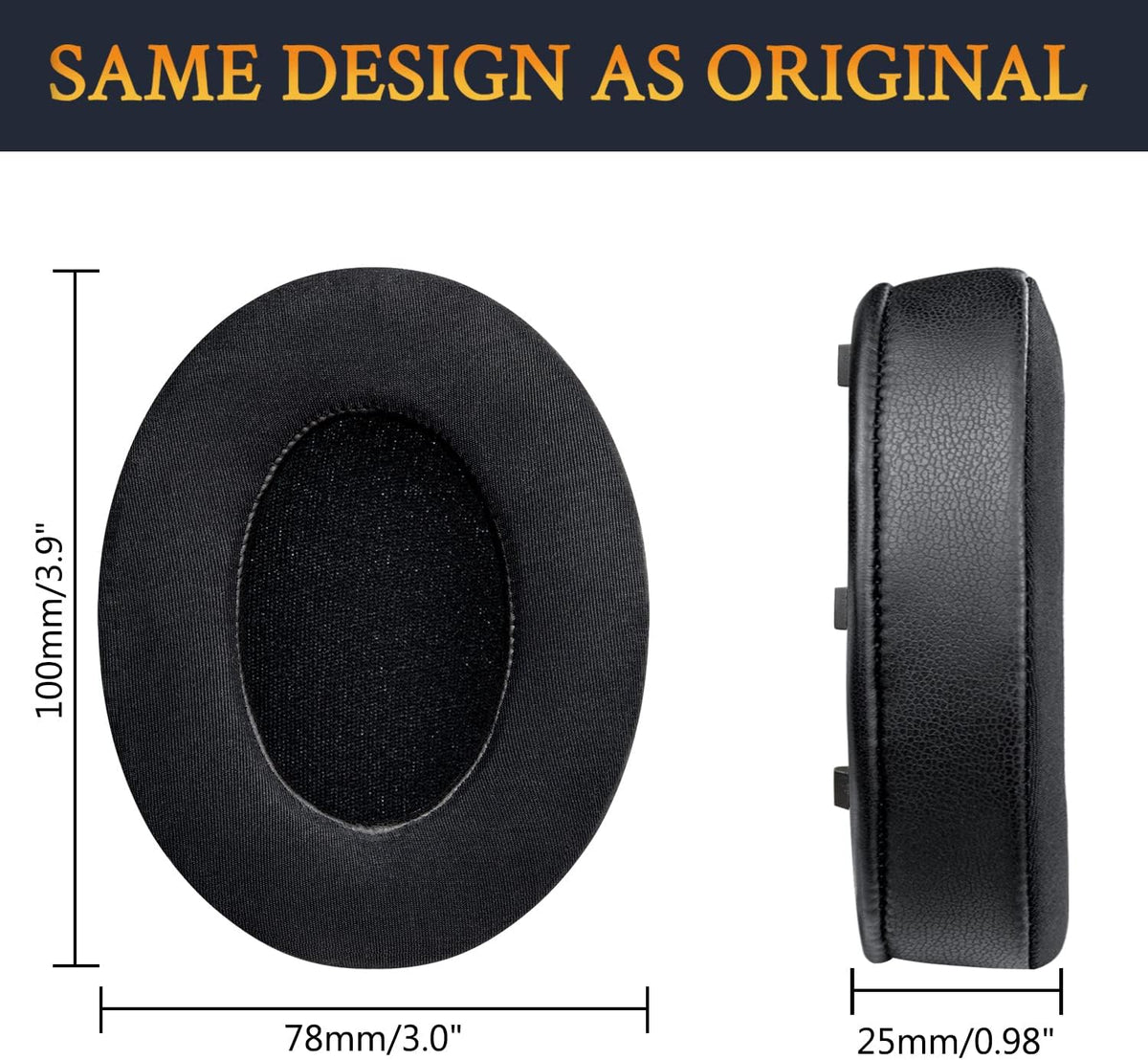 CS Upgraded Replacement Ear Pad Cushions for Sony WH-1000XM3 Headphones | Cooling Gel