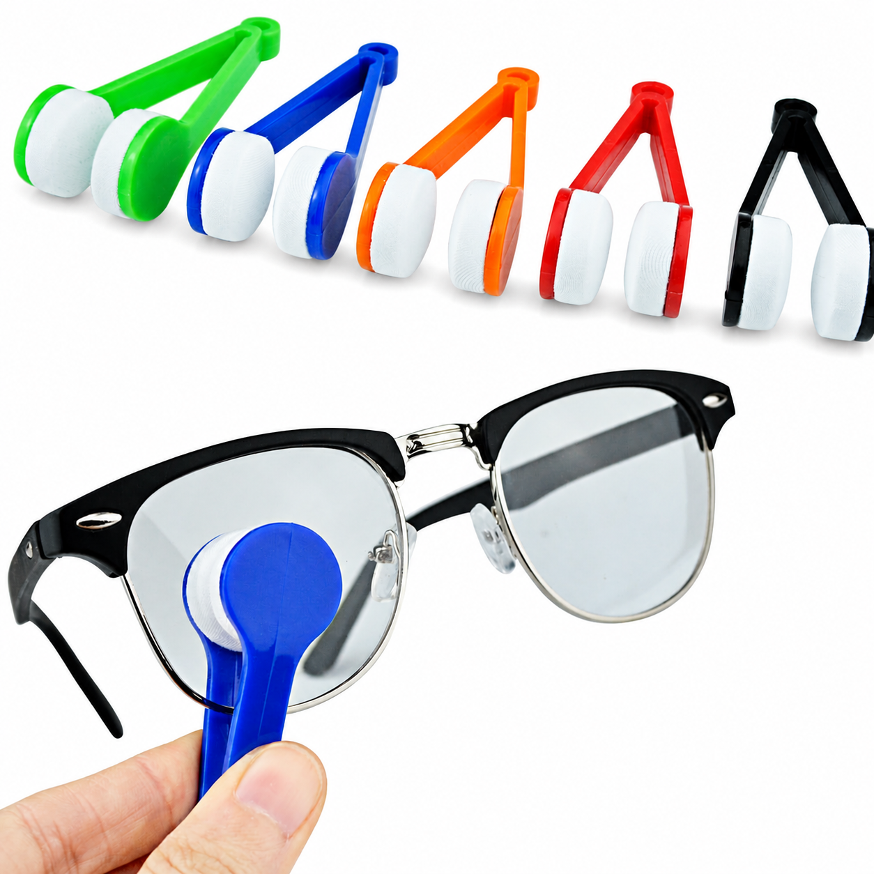 Colorful Mini Glasses Cleaner Set Perfect for Gifts and Stockings