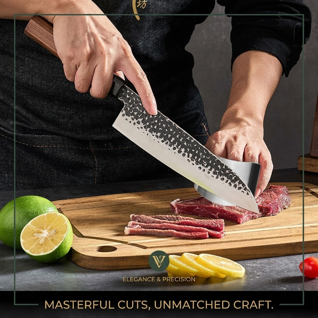 Stainless Steel Finger Guard for Safe Slicing and Chopping