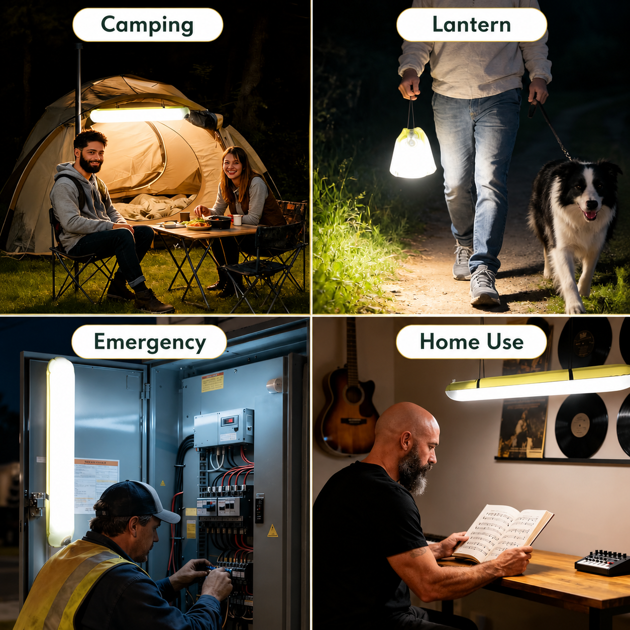 Inflatable Solar Camping Lantern Gift for Campers, RV Trips & Emergency Kits