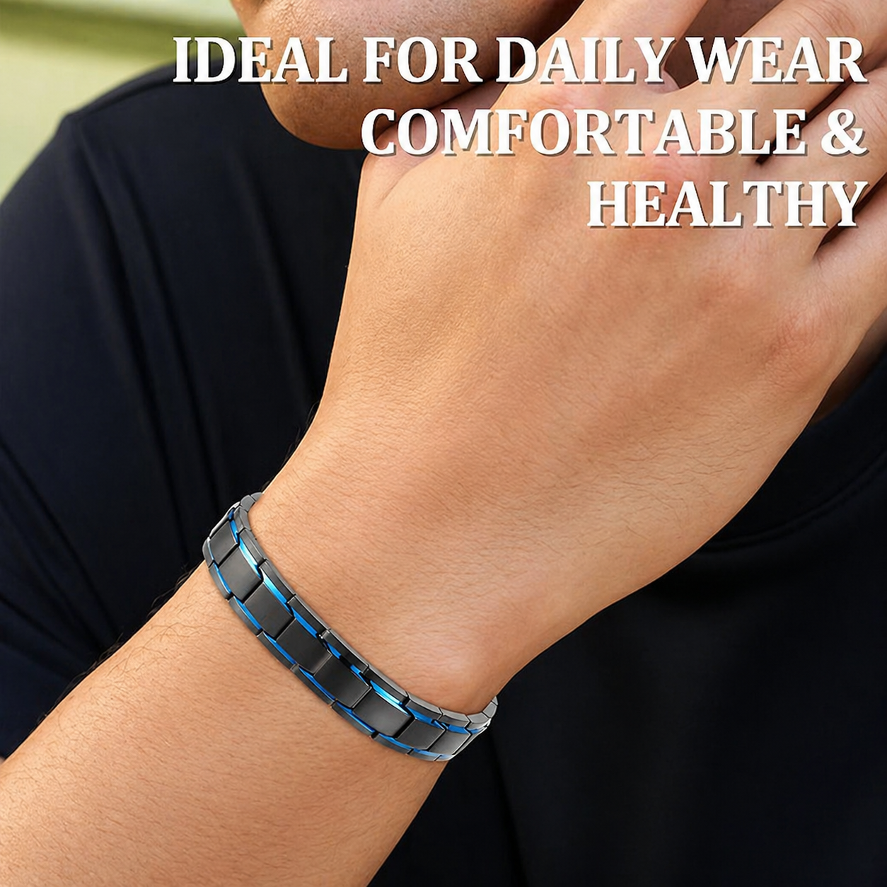 Premium Magnetic Bracelet Gift Set with Sizing Tool Included