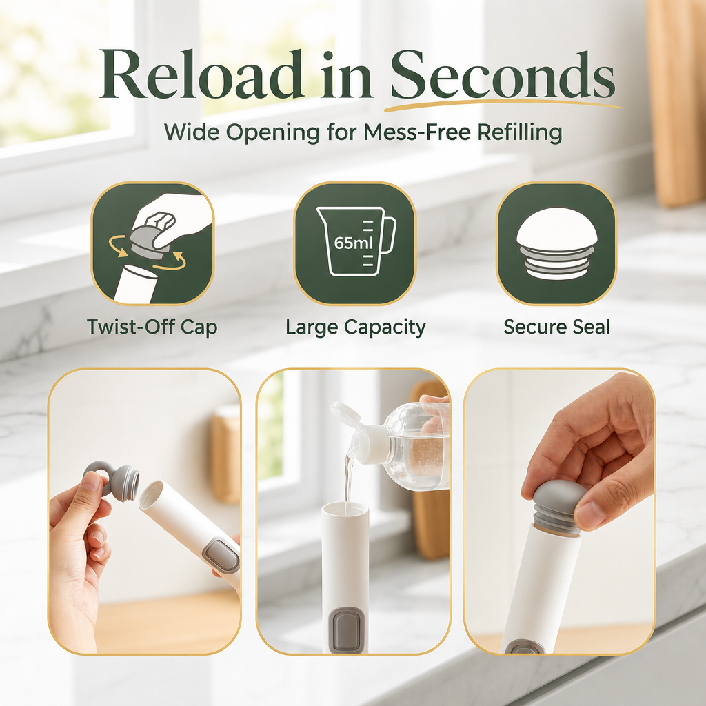 Versatile Soap Dispensing Dish Brush - Perfect Housewarming Gift