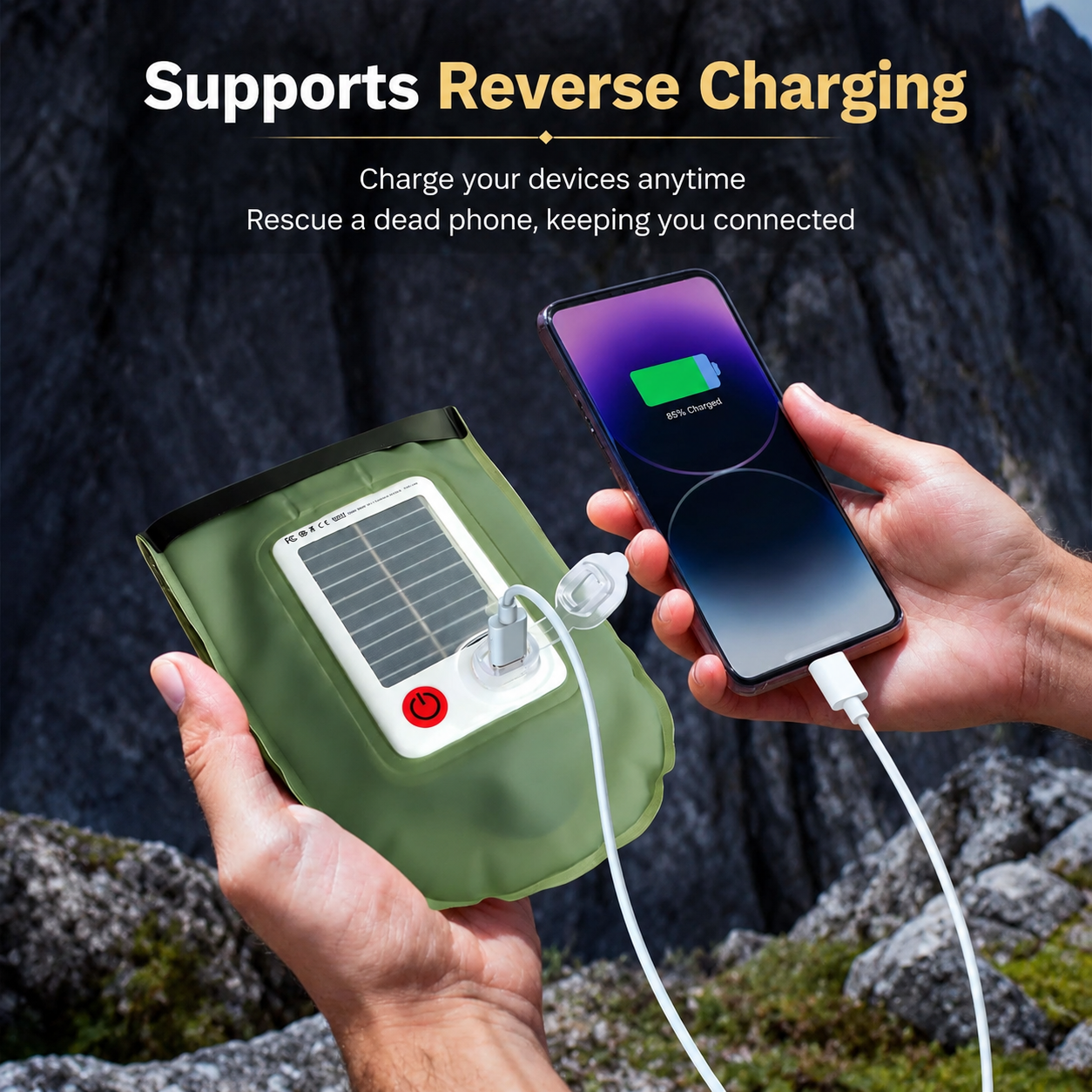 Solar Inflatable Camping Light for Off-Grid Adventures & Confident Outdoor Living