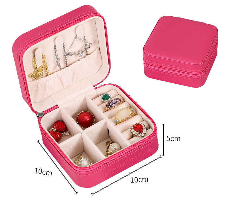Elegant Mini Jewelry Case in Multiple Colors for Every Style