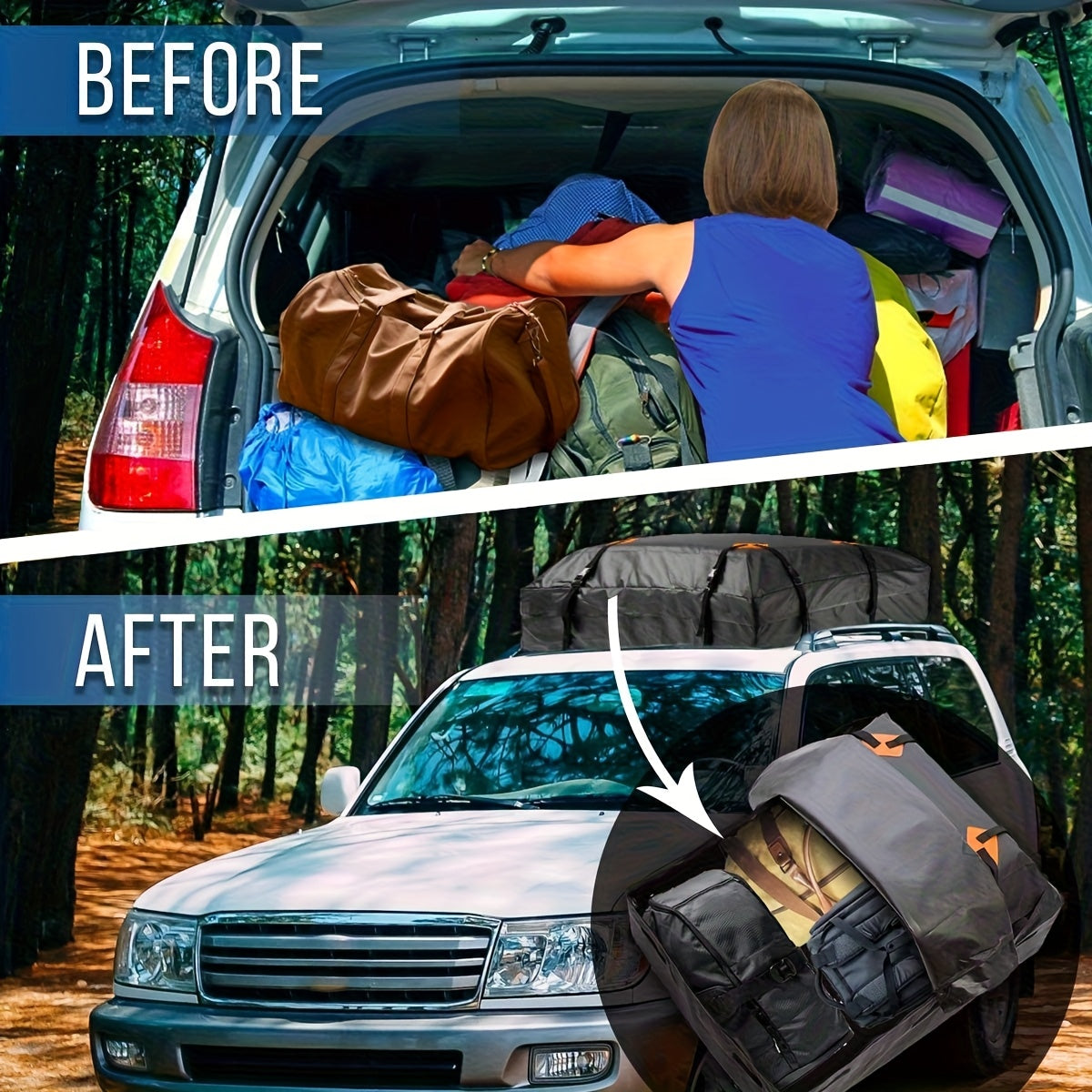 Roof Cargo Bag Waterproof Storage Box