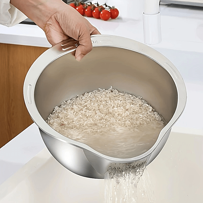 Colander Drain Stainless Steel Basket for Kitchen