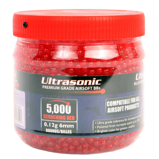 5000 Cybergun Ultrasonic Red .12g 6mm Airsoft BBs
