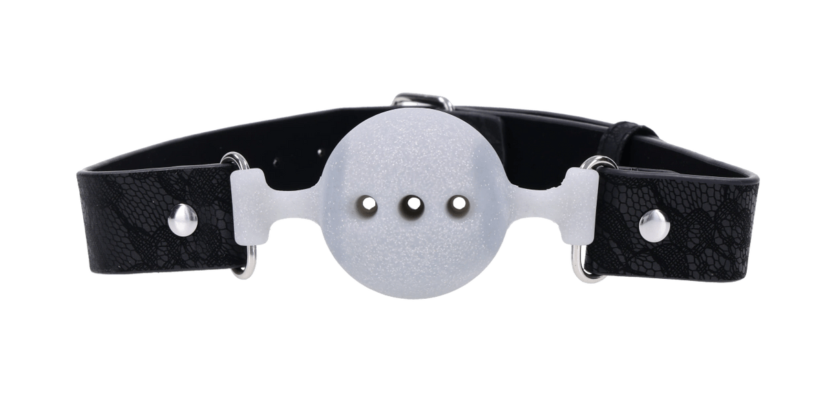 Lace Silicone Breathable Ball Gag
