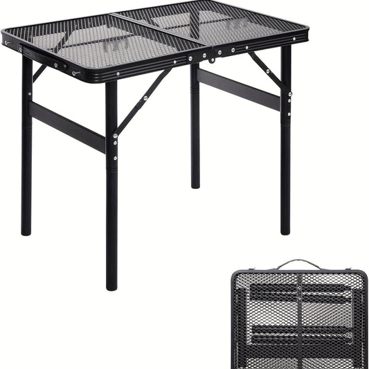 Folding Table with Adjustable Height