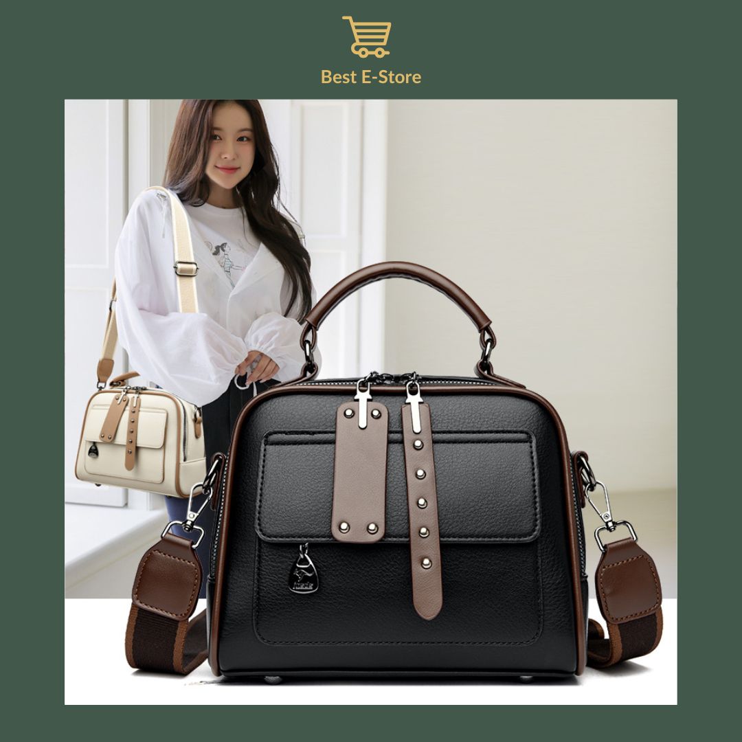 👜 Elegant Leather Shoulder Bag: Stylish & Spacious ✨
