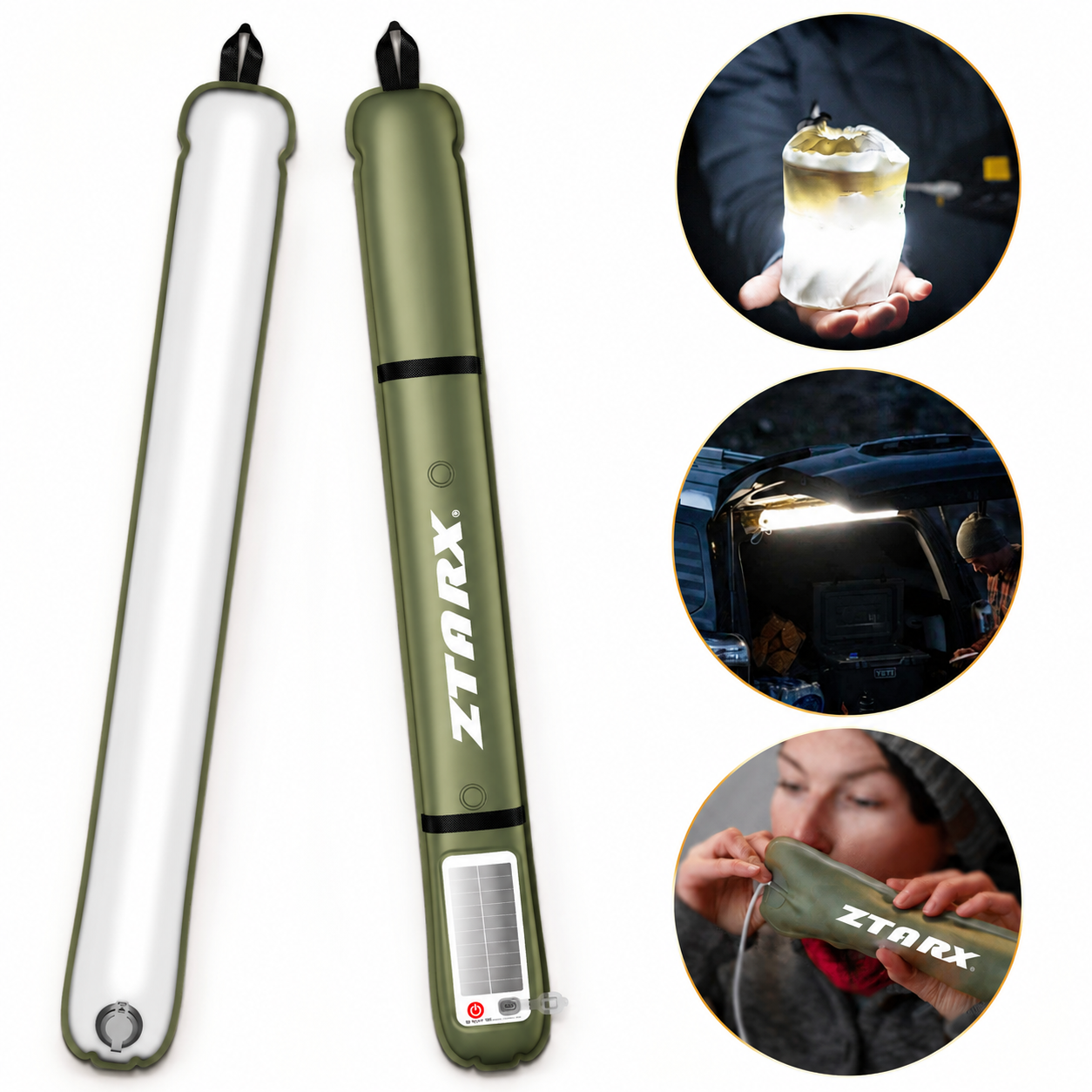 Solar Inflatable Camping Light for Off-Grid Adventures & Confident Outdoor Living