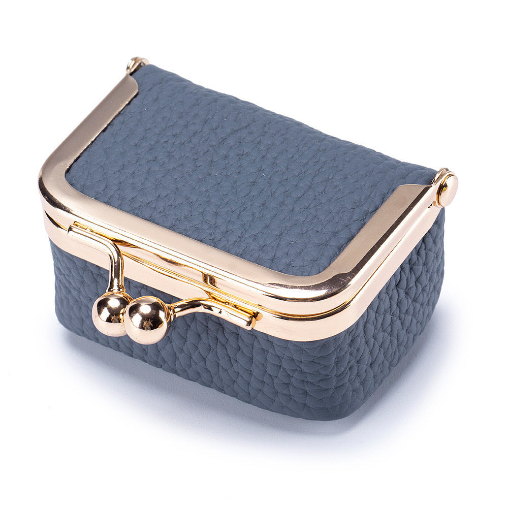 Travel Jewelry Case Organizer in Genuine Leather for Purse and Carry-On
