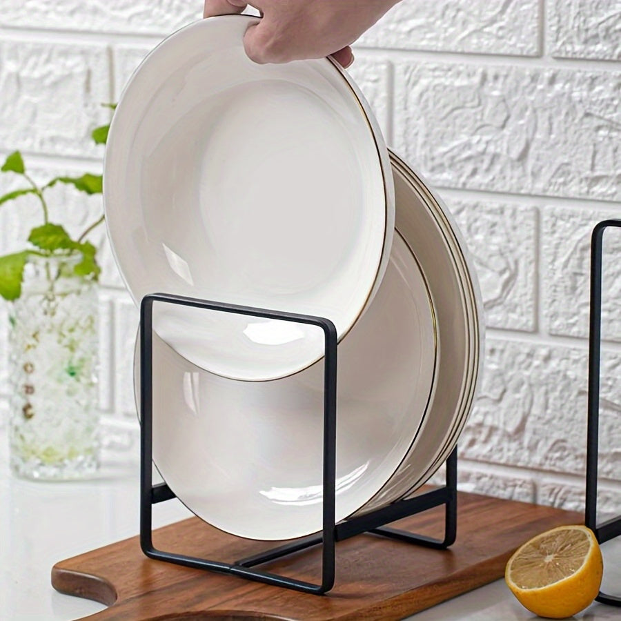 Space-Saving Dish Rack Stainless Steel (2pcs)