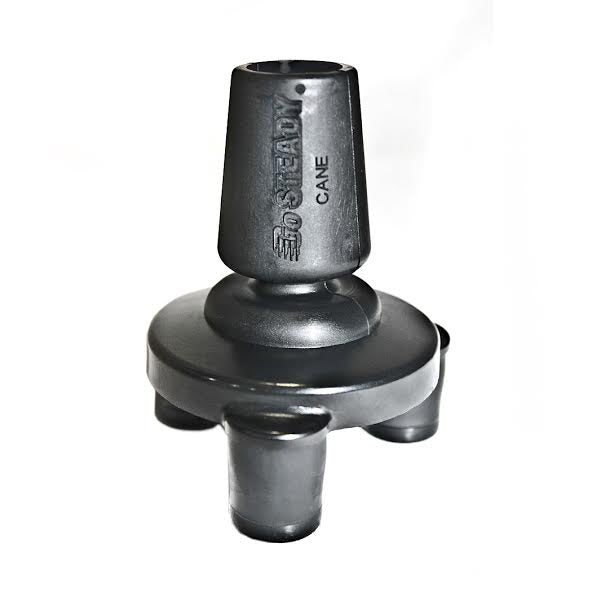 Go Steady Tripod Flexi Cane Tip - Anti-Skid, Durable, USA-Made