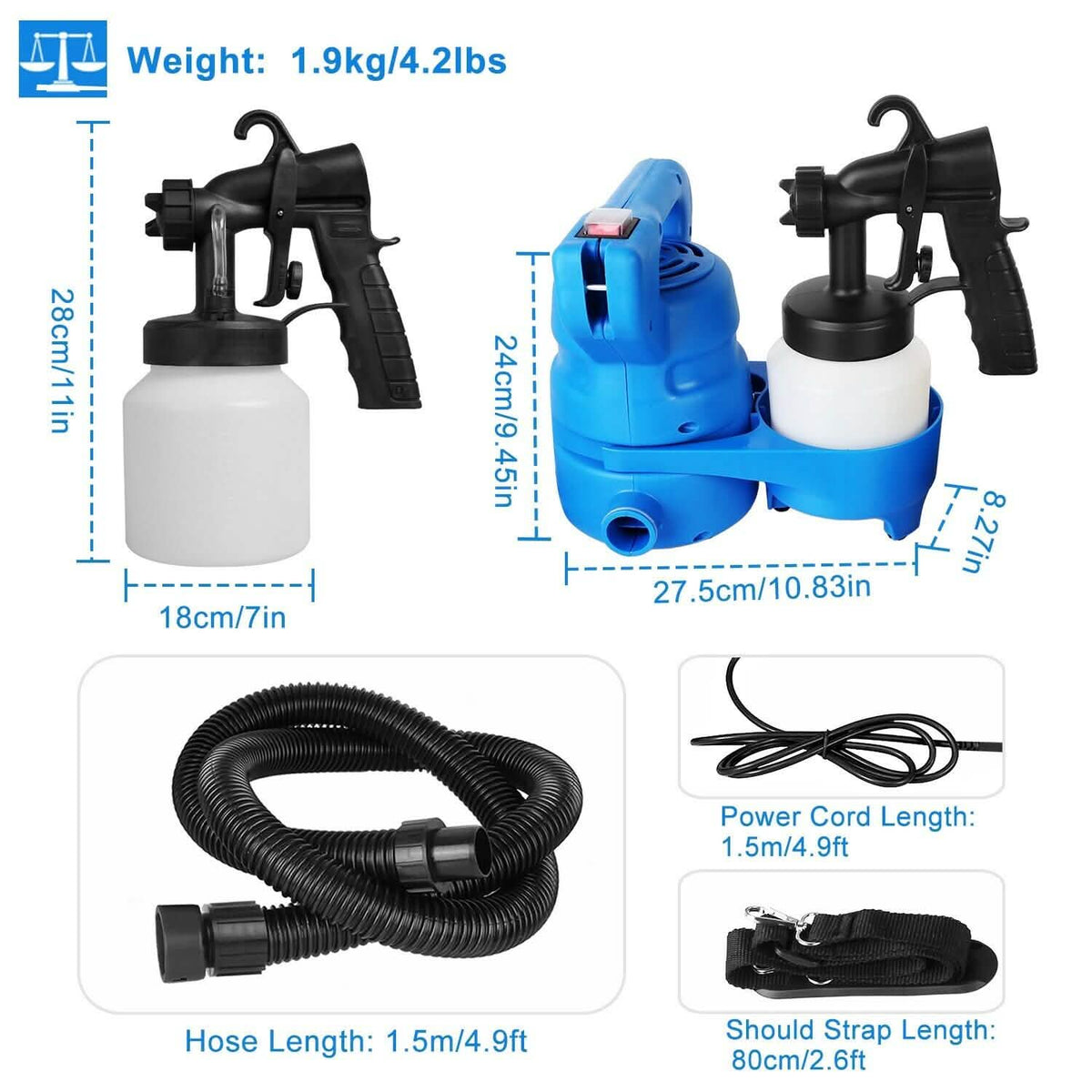 800ML Paint Spray Painter 650W