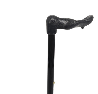 Adjustable Comfort Palm Grip Cane: Sleek Aluminum Shaft