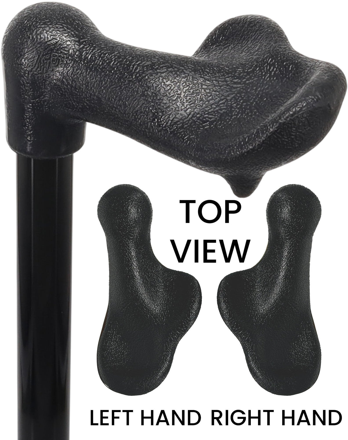 Adjustable Comfort Palm Grip Cane: Sleek Aluminum Shaft