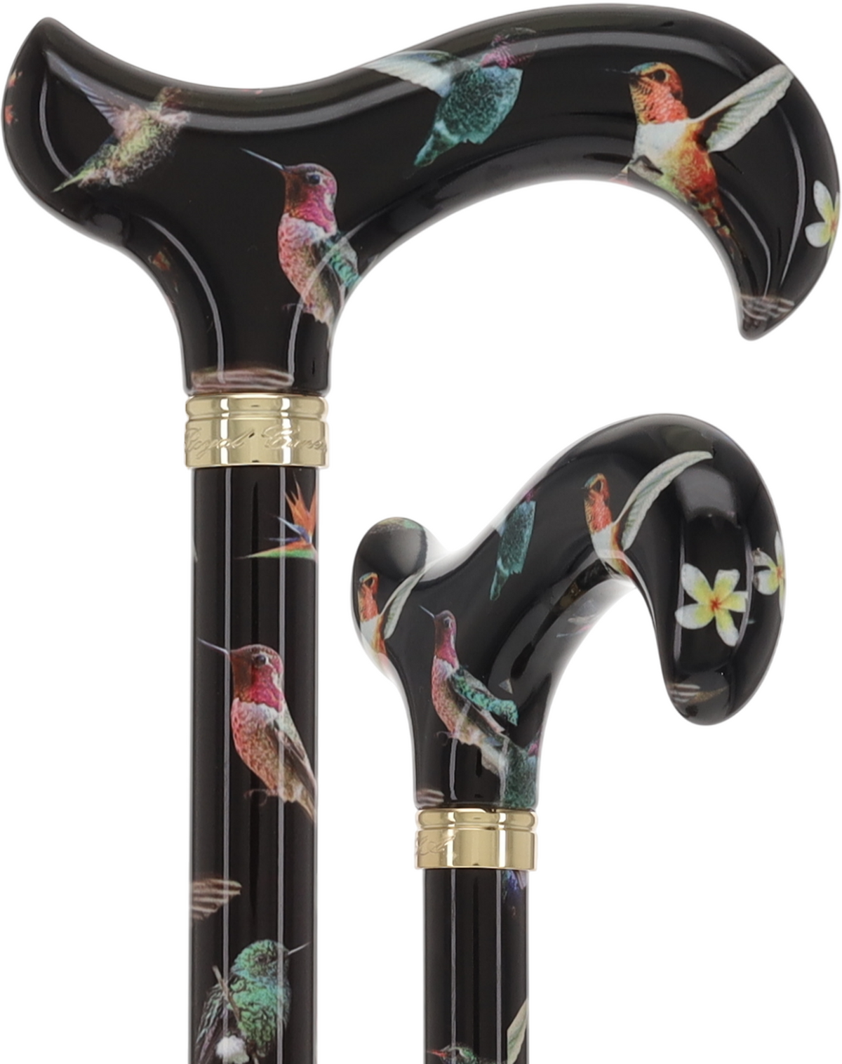 HD Pattern Designer Cane - Matching Handle & Shaft - Durable Adjustable Aluminum