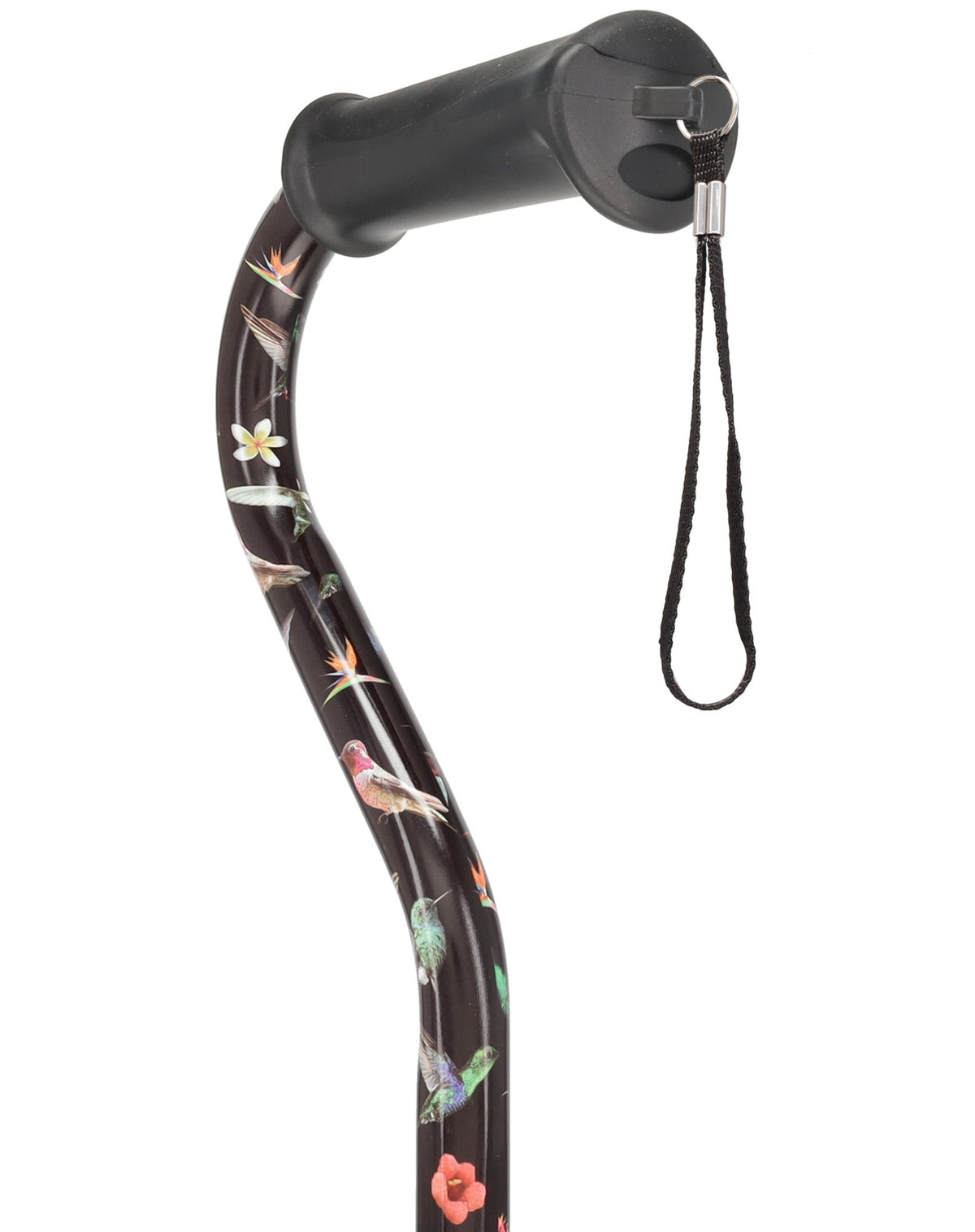 Flight of the Hummingbird Adjustable Cane: Comfort Grip Offset