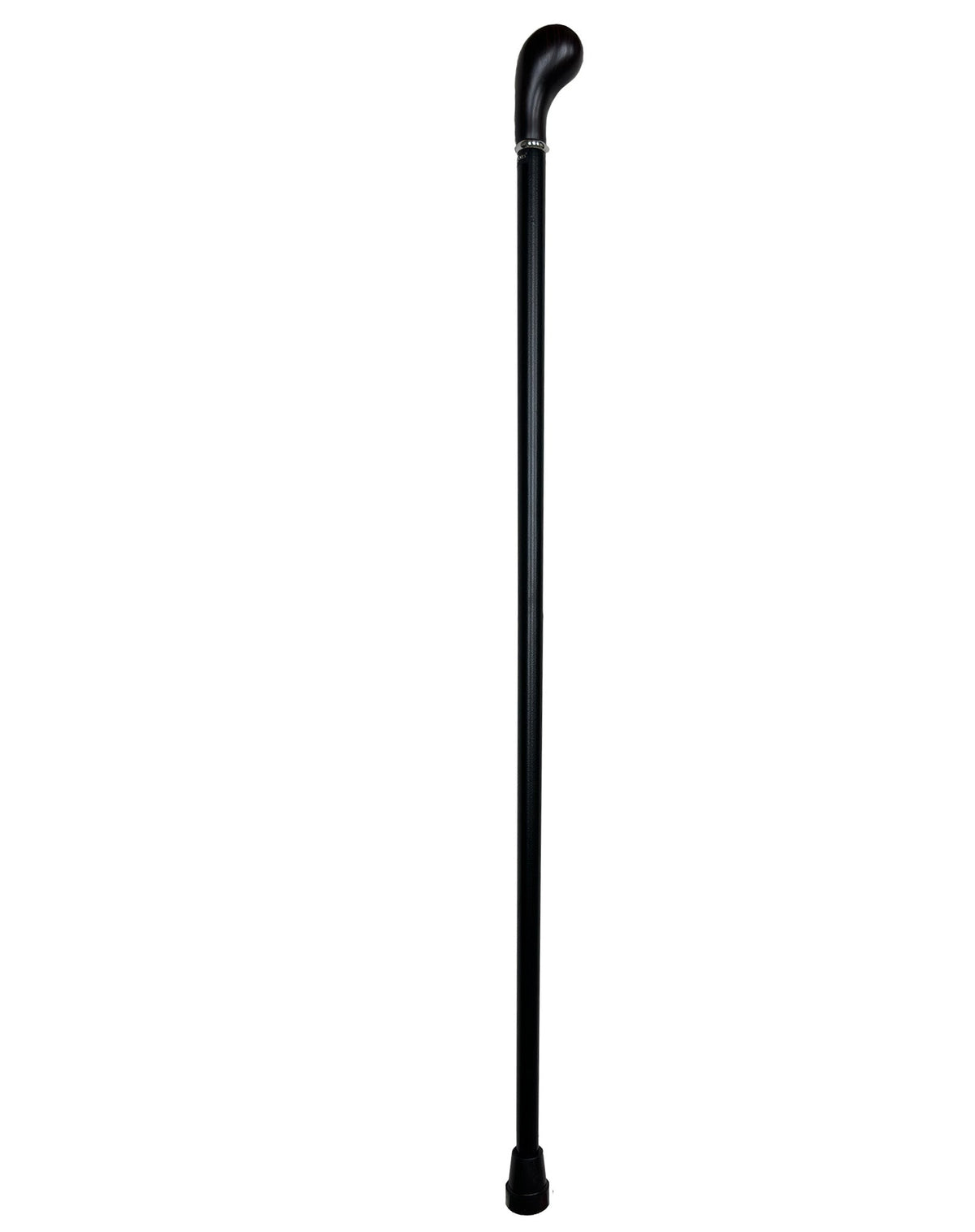 English Knob Ebony Wood Handle: Walking Stick, Beechwood Shaft