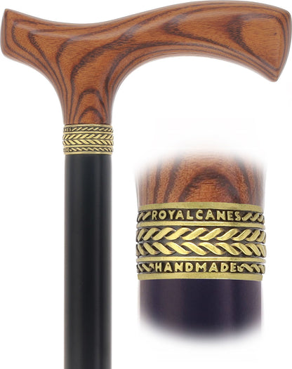 Fritz Comfort Handle - Standard Size (Expresso Brown, Black, Pewter Collar)