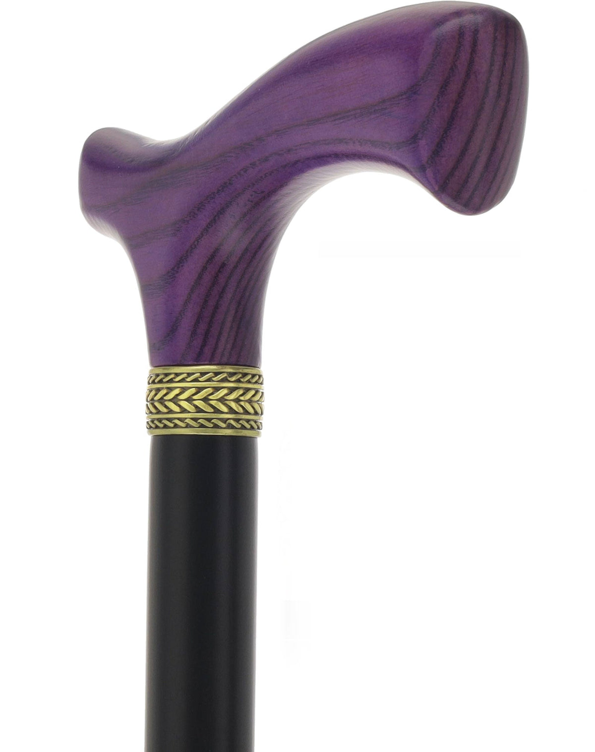 Fritz Comfort Handle - Standard Size (Purple, Black, Pewter Collar)