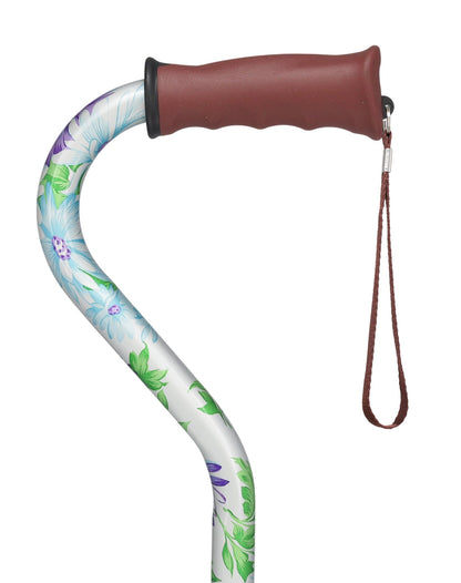 Heavenly Gardens: Supportive Quad Base Cane - Comfort Grip