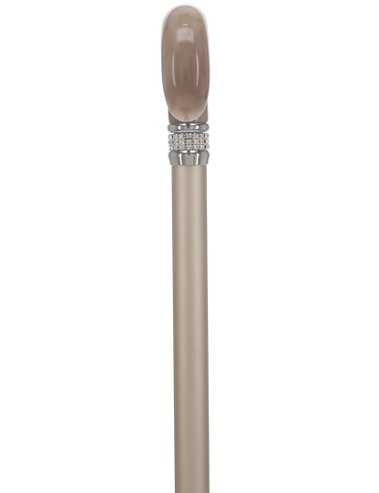 Exquisite Rhinestone Pearlz Adjustable Orthopedic Derby Cane