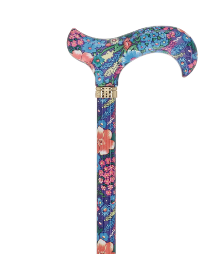 Chic Adjustable Cane - Everlasting Delight Patterned Handle