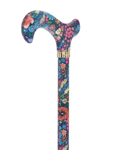 Chic Adjustable Cane - Everlasting Delight Patterned Handle