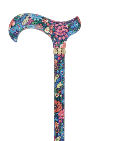 Chic Adjustable Cane - Everlasting Delight Patterned Handle