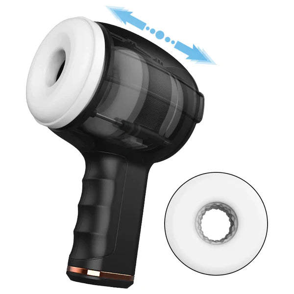 Aegis - Handheld 8 Vibrating 5 Thrusting Male Masturbtor - Adult Wellness Product product image for intimate wellness and per