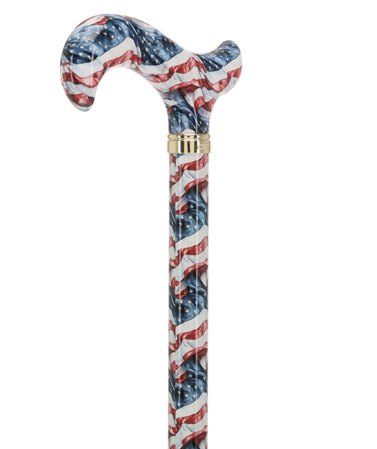 The Americas Designer Cane:  Patterned Derby Handle