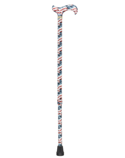 The Americas Designer Cane:  Patterned Derby Handle