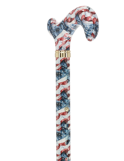 Designer Folding Cane: The America's