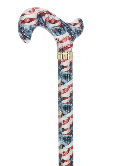 Designer Folding Cane: The America's