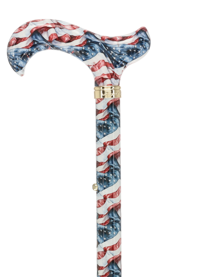 Designer Folding Cane: The America's