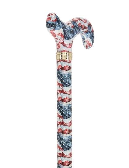 Designer Folding Cane: The America's
